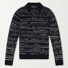 Knitted Cotton-Blend Polo Shirt Knitted Cotton-Blend Polo Shirt