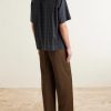 Striped Satin Shirt - BK