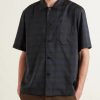 Striped Satin Shirt - FR