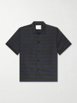 Striped Satin Shirt