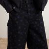 Wide-Leg Belted Floral-Print Cotton-Canvas Shorts - CU