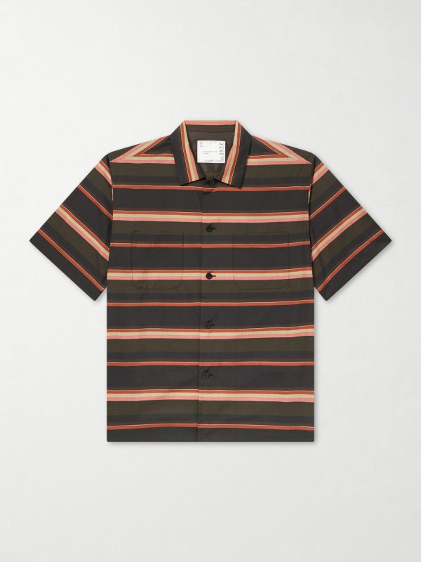 Striped Satin Shirt Striped Satin Shirt