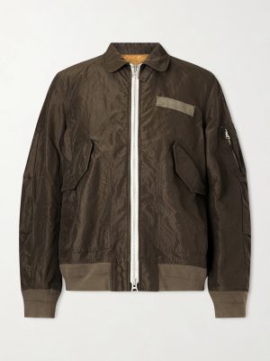 Shell Bomber Jacket