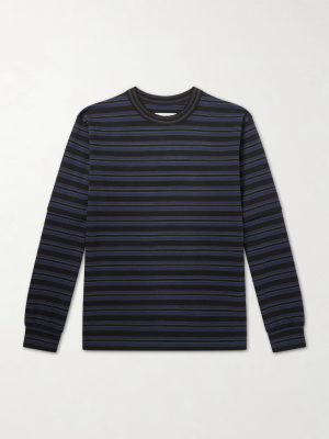 Striped Cotton-Jersey T-Shirt