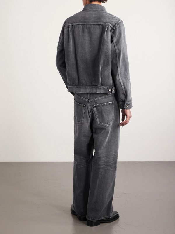 + Beyondexx Distressed Denim Jacket - BK