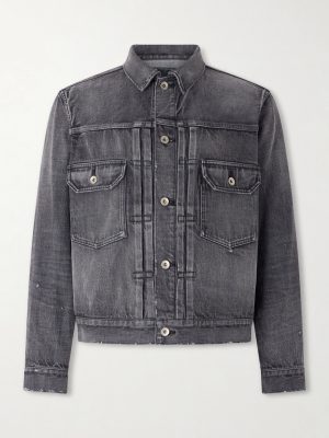 + Beyondexx Distressed Denim Jacket + Beyondexx Distressed Denim Jacket
