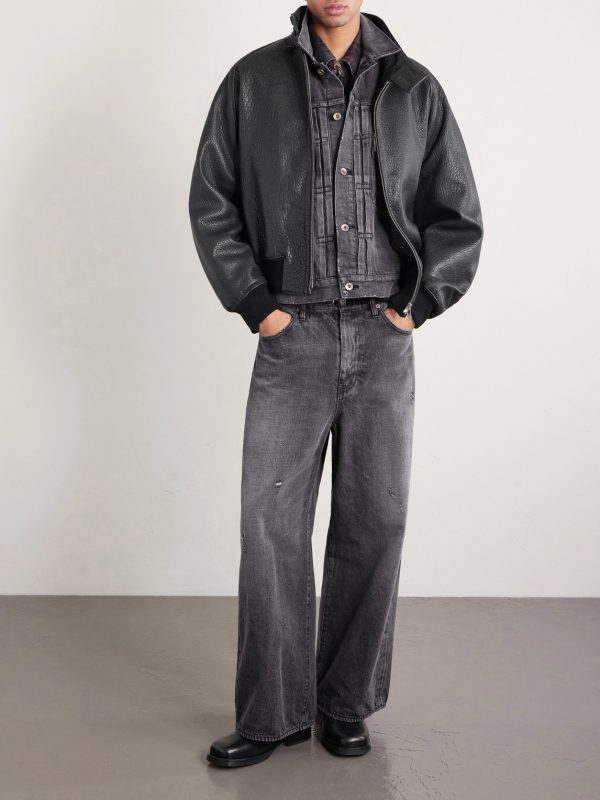 + Beyondexx Distressed Denim Jacket - OU