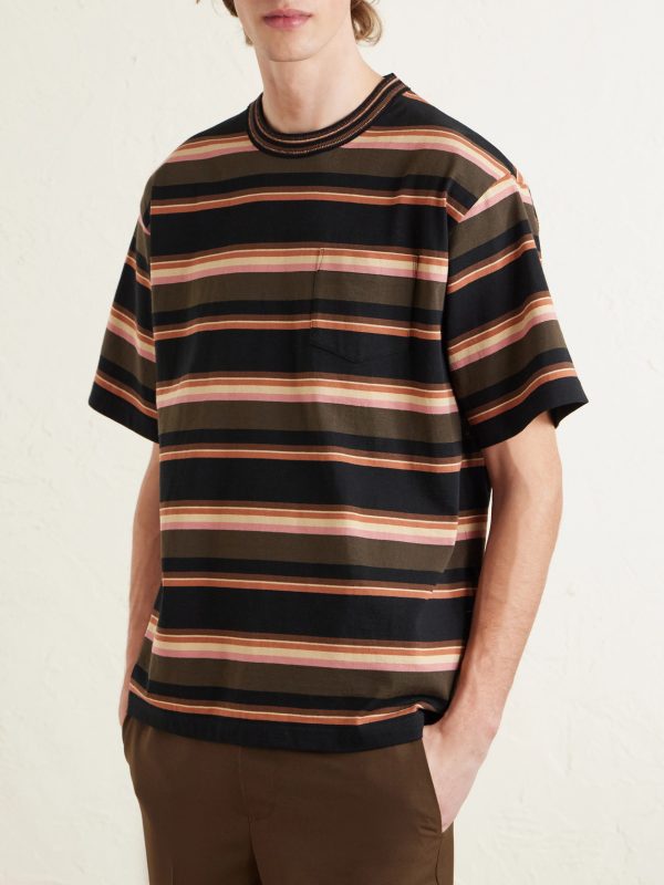 Striped Cotton-Jersey T-Shirt - FR