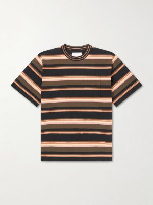 Striped Cotton-Jersey T-Shirt
