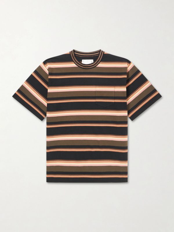 Striped Cotton-Jersey T-Shirt