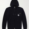 + Carhartt WIP Logo-Appliquéd Cotton-Jersey Zip-Up Hoodie + Carhartt WIP Logo-Appliquéd Cotton-Jersey Zip-Up Hoodie