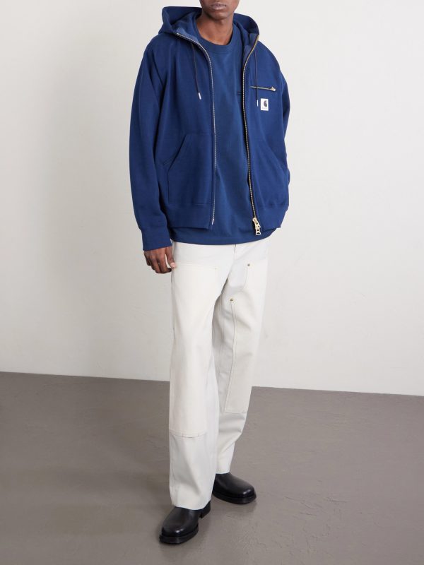 + Carhartt WIP Logo-Appliquéd Cotton-Jersey T-Shirt - OU + Carhartt WIP Logo-Appliquéd Cotton-Jersey T-Shirt - OU