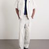 + Carhartt WIP Duck Wide-Leg Belted Grain de Poudre and Cotton-Canvas Trousers - OU + Carhartt WIP Duck Wide-Leg Belted Grain de Poudre and Cotton-Canvas Trousers - OU