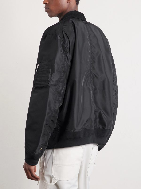 + Carhart WIP Padded Shell and Cotton-Twill Bomber Jacket - BK + Carhart WIP Padded Shell and Cotton-Twill Bomber Jacket - BK