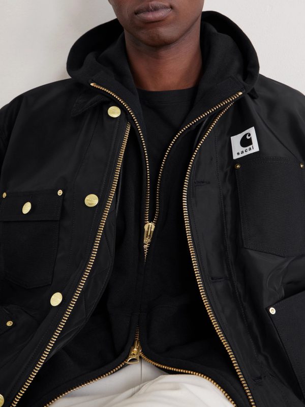 + Carhart WIP Padded Shell and Cotton-Twill Bomber Jacket - CU + Carhart WIP Padded Shell and Cotton-Twill Bomber Jacket - CU