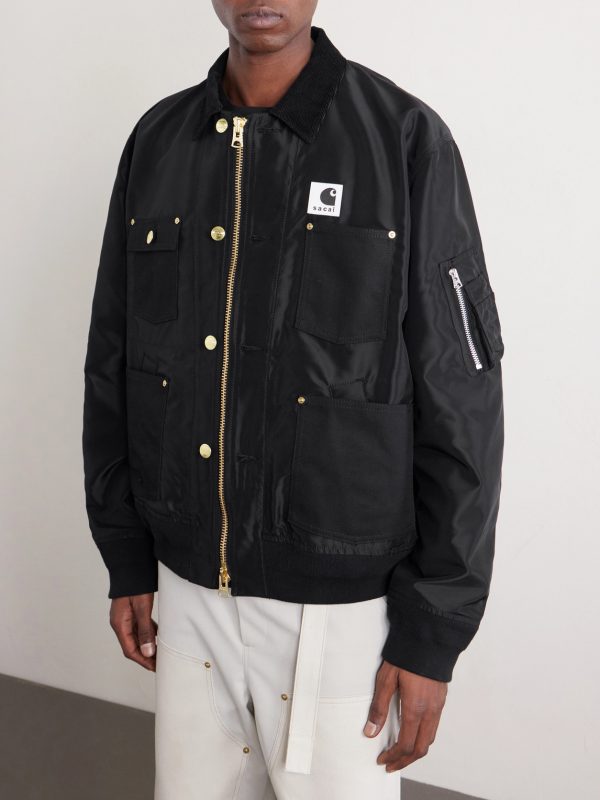 + Carhart WIP Padded Shell and Cotton-Twill Bomber Jacket - FR + Carhart WIP Padded Shell and Cotton-Twill Bomber Jacket - FR