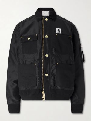 + Carhart WIP Padded Shell and Cotton-Twill Bomber Jacket + Carhart WIP Padded Shell and Cotton-Twill Bomber Jacket
