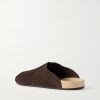 Hudson Two Slip On Suede Slippers - BK Hudson Two Slip On Suede Slippers - BK