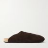 Hudson Two Slip On Suede Slippers Hudson Two Slip On Suede Slippers