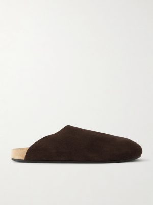 Hudson Two Slip On Suede Slippers