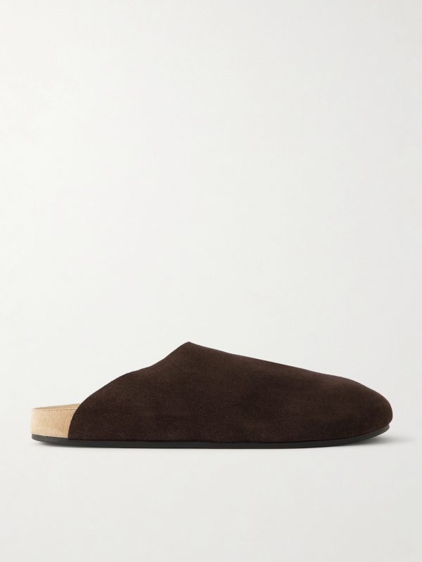 Hudson Two Slip On Suede Slippers Hudson Two Slip On Suede Slippers