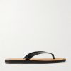 City Leather Flip Flop Sandals