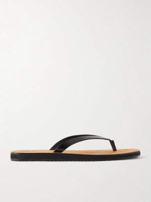 City Leather Flip Flop Sandals