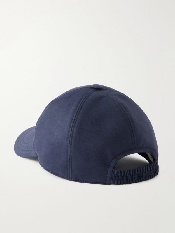 Caspian Coated-Cotton Baseball Cap - BK Caspian Coated-Cotton Baseball Cap - BK