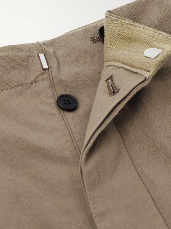 Time Straight-Leg Cotton Trousers - CU Time Straight-Leg Cotton Trousers - CU