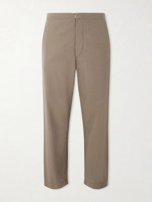 Time Straight-Leg Cotton Trousers Time Straight-Leg Cotton Trousers