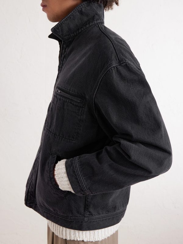 Tarquin Corduroy-Trimmed Denim Jacket - CU Tarquin Corduroy-Trimmed Denim Jacket - CU