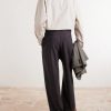 Thom Straight-Leg Wool Trousers - BK Thom Straight-Leg Wool Trousers - BK
