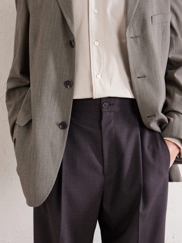 Thom Straight-Leg Wool Trousers - E1 Thom Straight-Leg Wool Trousers - E1