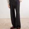 Thom Straight-Leg Wool Trousers - FR Thom Straight-Leg Wool Trousers - FR