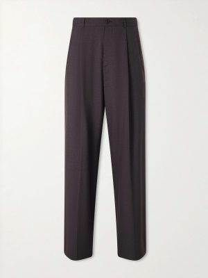 Thom Straight-Leg Wool Trousers Thom Straight-Leg Wool Trousers