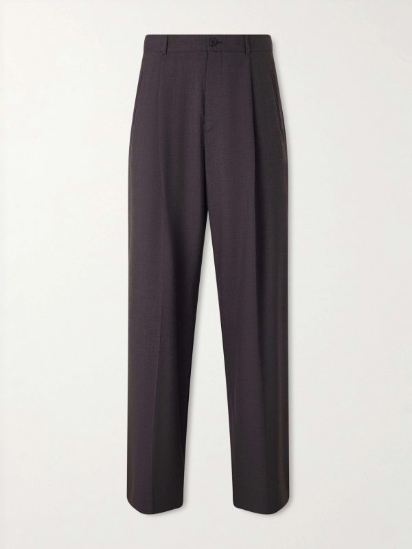 Thom Straight-Leg Wool Trousers Thom Straight-Leg Wool Trousers