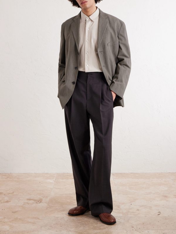 Thom Straight-Leg Wool Trousers - OU Thom Straight-Leg Wool Trousers - OU