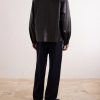 Mount Leather Blouson Jacket - BK