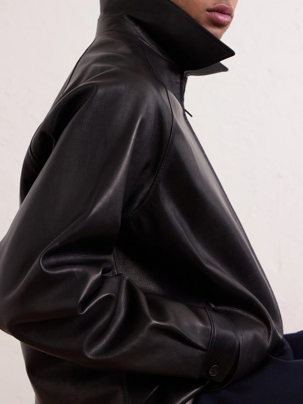 Mount Leather Blouson Jacket - CU