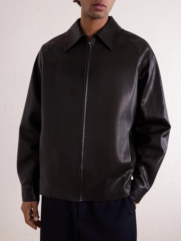 Mount Leather Blouson Jacket - FR