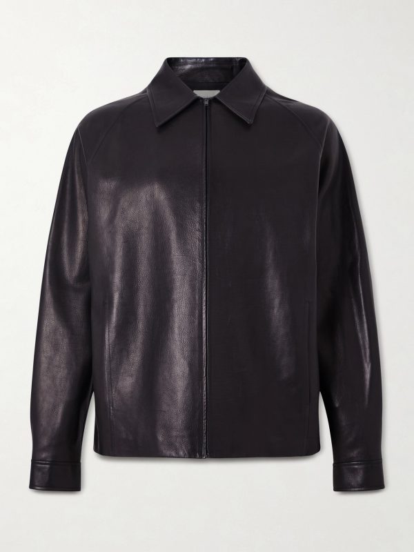 Mount Leather Blouson Jacket