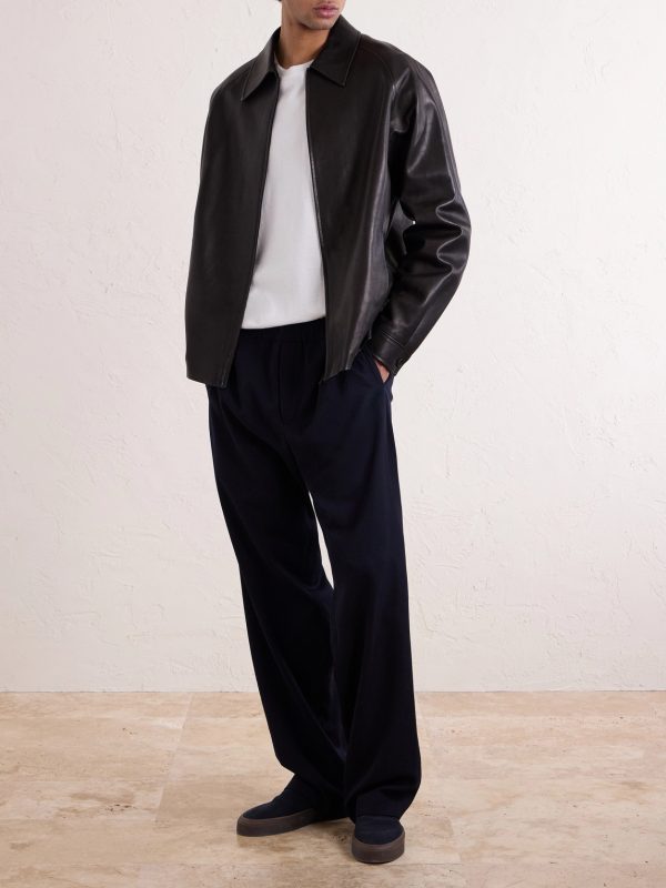 Mount Leather Blouson Jacket - OU
