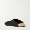 Hudson Two Slip On Suede Slippers - BK Hudson Two Slip On Suede Slippers - BK