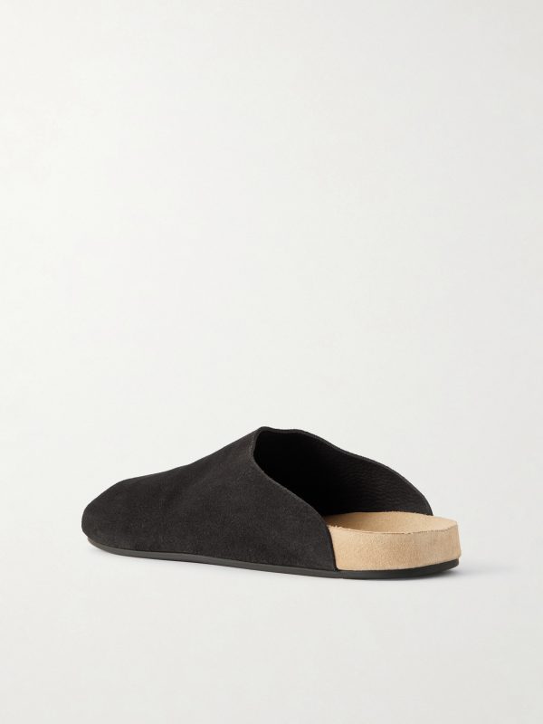 Hudson Two Slip On Suede Slippers - BK Hudson Two Slip On Suede Slippers - BK