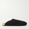 Hudson Two Slip On Suede Slippers Hudson Two Slip On Suede Slippers