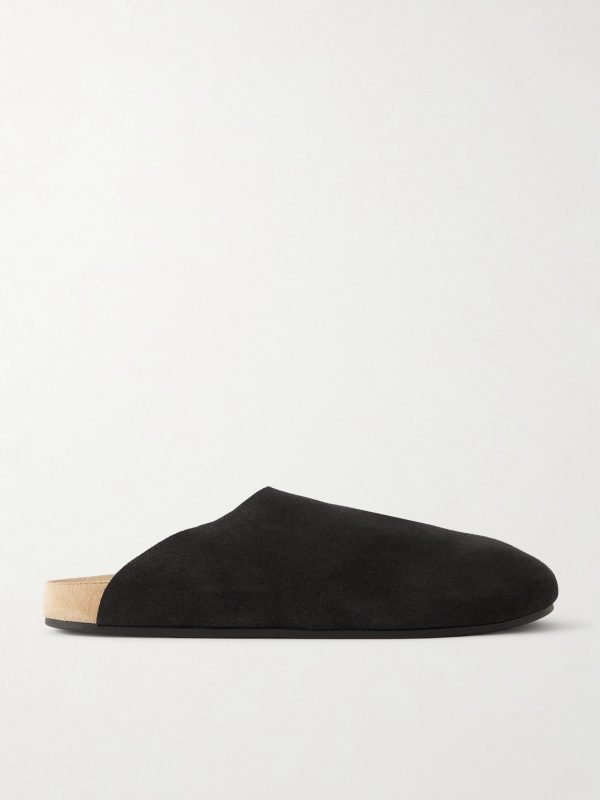Hudson Two Slip On Suede Slippers Hudson Two Slip On Suede Slippers