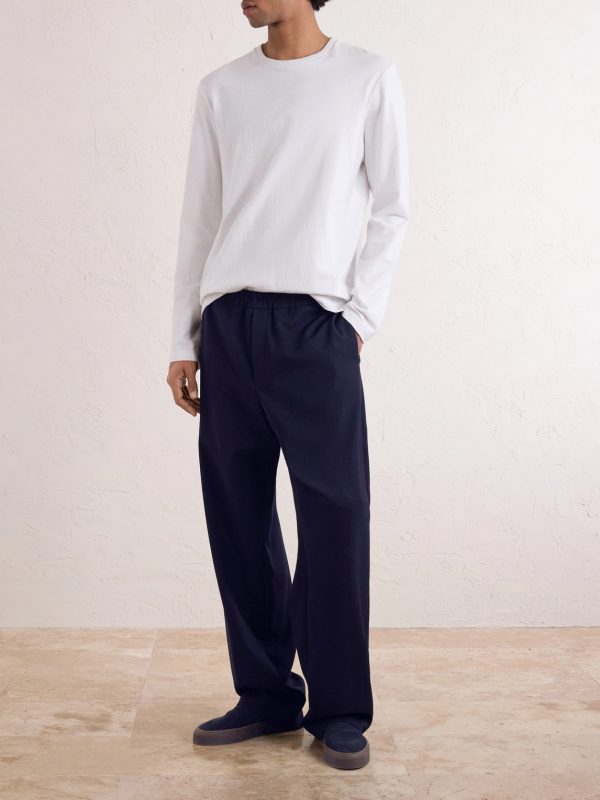 Ari Straight-Leg Wool Trousers - OU Ari Straight-Leg Wool Trousers - OU