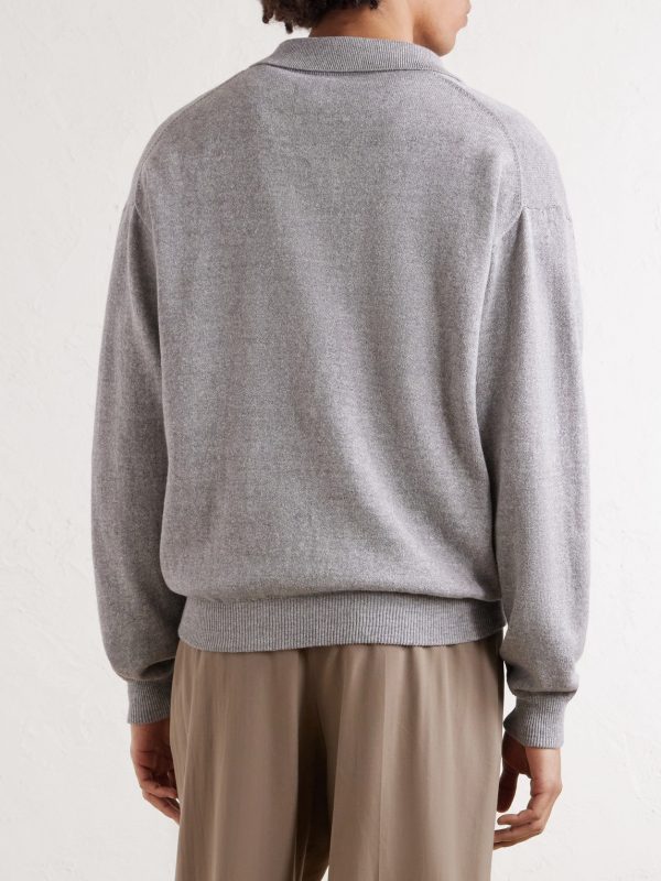 Kirin Cotton Polo Sweater - BK