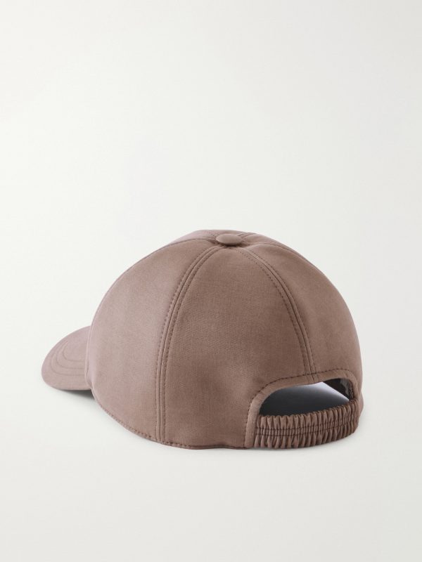Caspian Coated-Cotton Baseball Cap - BK