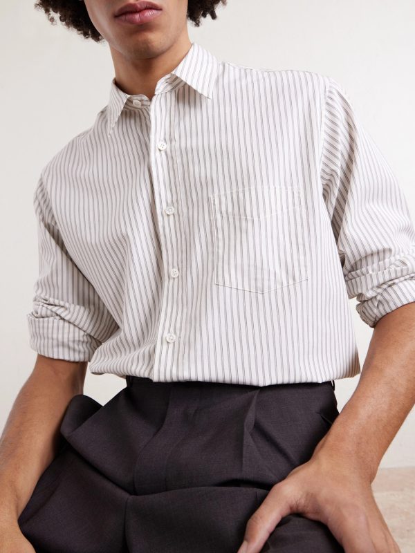 Kardiff Striped Cotton Shirt - E1 Kardiff Striped Cotton Shirt - E1